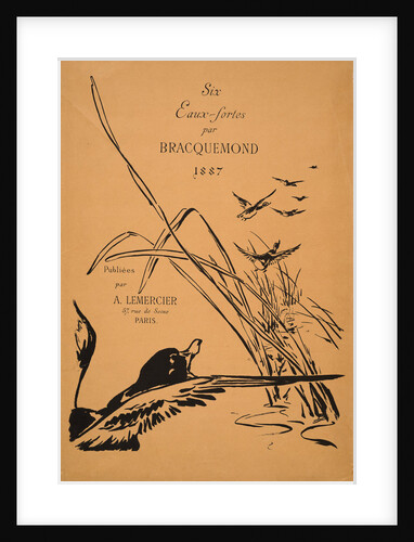 Cover for Six Eaux-fortes par Bracquemond, 1887, 1887 by Félix Bracquemond