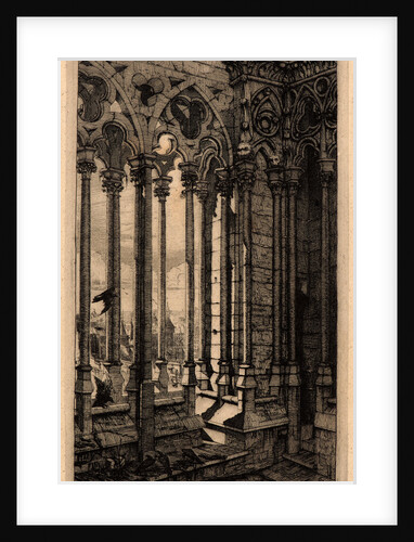 La Galerie de Notre Dame, 1853 by Charles Meryon