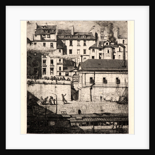 La Morgue, 1854 by Charles Meryon