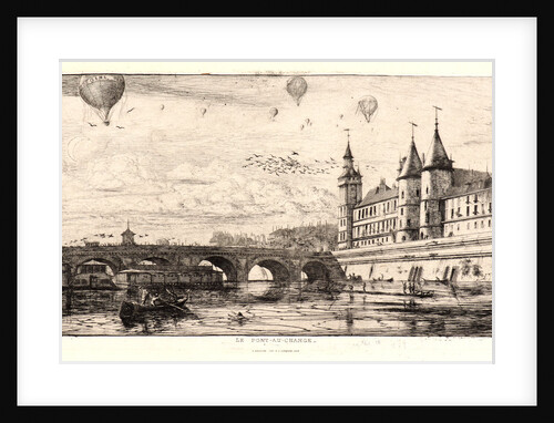 Le Pont-au-Change, 1854 by Charles Meryon