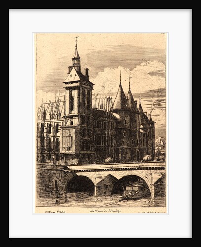 The Clock Tower (La Tour de L'Horloge), 1852 by Charles Meryon