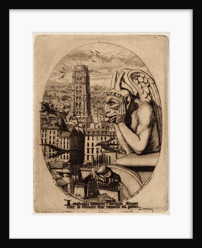 Le Stryge, 1853 by Charles Meryon