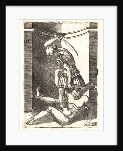 Soldier Killing a Naked Man, 1530 by Master I.H.