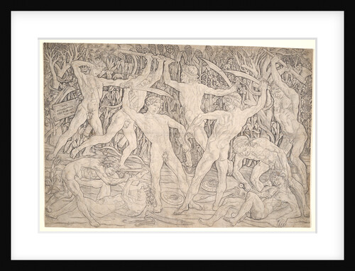 The Battle of the Nudes, ca. 1465-1470 by Antonio del Pollaiolo