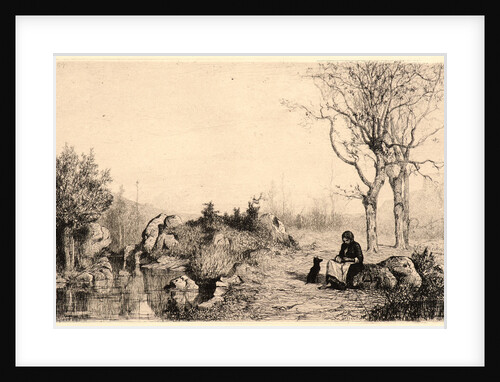 Bords de Ruisscau à Rossillon, 1867 by Adolphe Appian