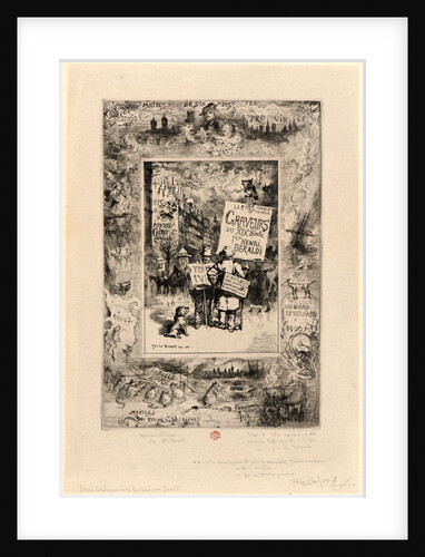 Frontispiece for Les Graveurs du XIXe Siecle by Henri Beraldi, 19th century by Félix Hilaire Buhot