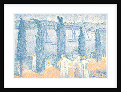 La Promenade (au bord du lac), 1897 by Henri Edmond Cross