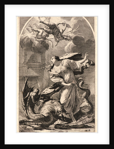 St. Margaret with the Dragon, 1639 by Michel Dorigny