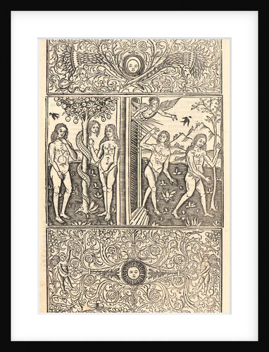 Adam and Eve and the Serpent—Expulsion from Paradise, ca. 1480-1500 by Anonymous