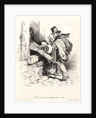 C'est usé, ça ne vaut pas deux sous, 1833 by Honoré Daumier