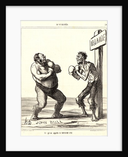 Ce qu'on appelle le ROYAUME-UNI, 1866 by Honoré Daumier