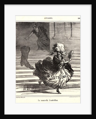 La nouvelle Cendrillon, 1866 by Honoré Daumier