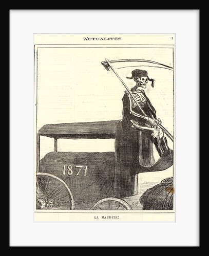 La maudite!, 1872 by Honoré Daumier
