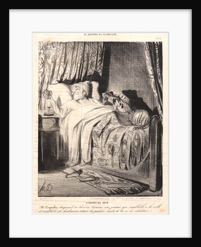 9 Heures du Soir, 1839 by Honoré Daumier