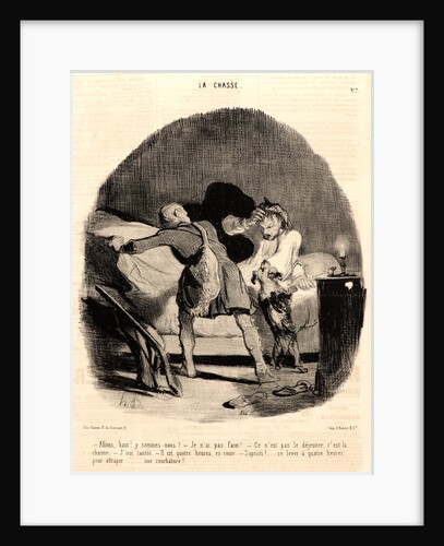 Allons, haut! y sommes-nous?.., 1843 by Honoré Daumier