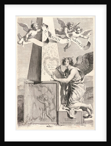 Frontispiece for a New Testament Greek Bible, 1642 by Claude Mellan