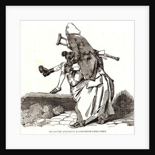 Le système et la diplomatie paralytique, 1834 by Honoré Daumier