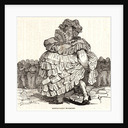 Mademoiselle Monarchie, 1834 by Honoré Daumier