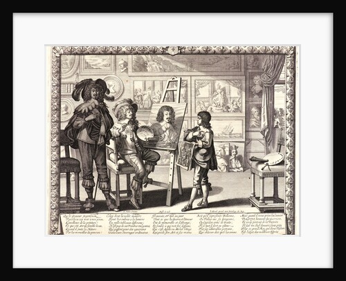 Le Noble Peintre, 1642 by Abraham Bosse