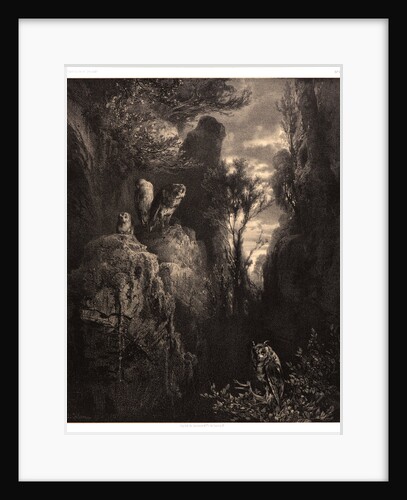 Twilight (Le Crepuscule), 1852 by Alexandre Calame