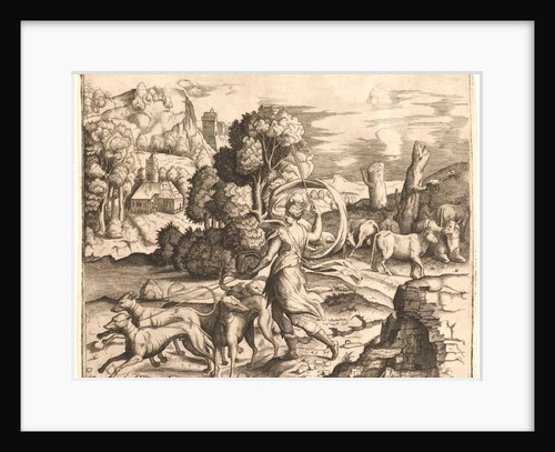Diana with Hounds, ca. 1530-1550 by Vincenzo Caccianemici