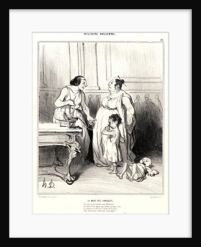 La Mère des Gracques, 1842 by Honoré Daumier