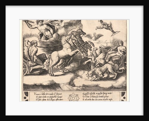 The Chariots of Apollo and Venus, 16th century by Anonymous