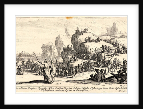 The Passage of the Red Sea, 1629 by Jacques Callot