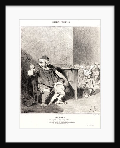 Denys le Tyran, 1842 by Honoré Daumier