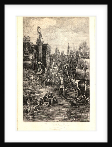 My Dream (Mon Rêve), 1883 by Rodolphe Bresdin