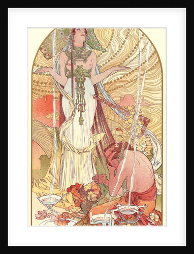 Incantation (Salammbo), ca. 1897 by Alphonse Mucha