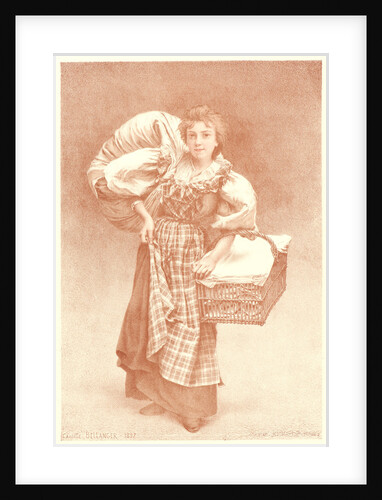 The Laundress (La Blanchisseuse), 1897 by Camille Félix Bellanger
