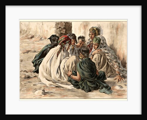 Jeux de Fillettes à Laghouat, ca. 1898 by Etienne Dinet