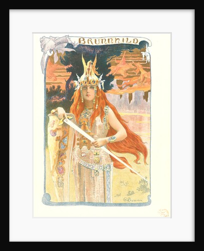 Brunhilde (Brunnhild), ca. 1898 by Gaston Bussière