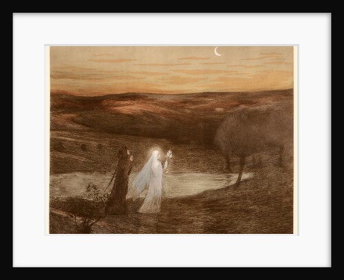 Dante Rencontre Béatrix, ca. 1898 by Henri Jean Guillaume Martin