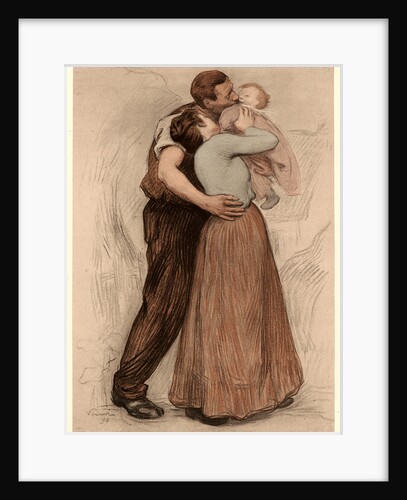 The Kiss (Le Baiser), 1898 by Victor Emile Prouvé