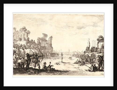 The Martyrdom of St. Sebastian, 1621 by Jacques Callot