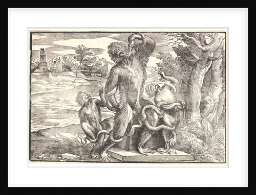Caricature of the Laocoön Group, ca. 1540-1545 by Nicolò Boldrini