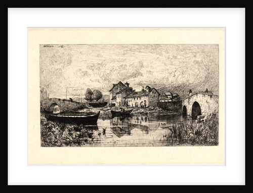 Etching. by Adolphe Appian