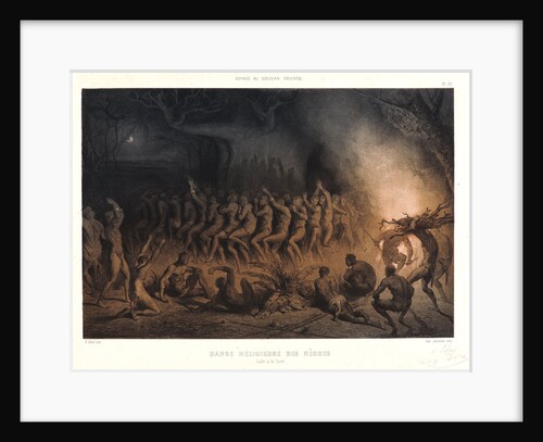 Danse Religieuse de Nègres. Culte à la lune, ca. 1850-1860 by Gustave Doré