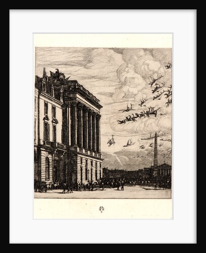 The Admiralty, Paris (Ministère de la Marine, Paris), 1865 by Charles Meryon