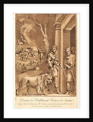 Androcles with the Lion, ca. 1729- 1742 by Anne-Claude-Philippe de Caylus