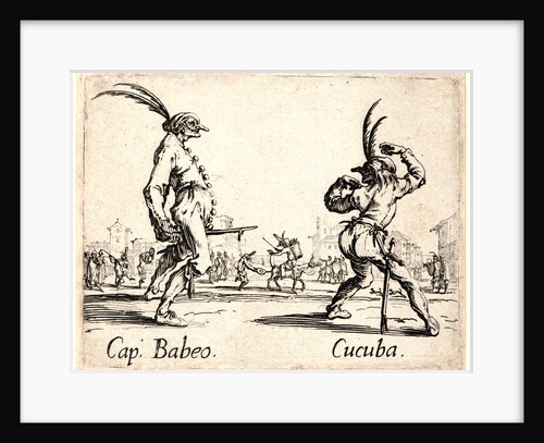 Cap. Babeo and Cucuba, 1622 and later by Jacques Callot