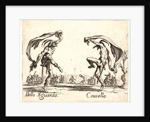 Bello Sguardo and Couiello, 1622 and later by Jacques Callot