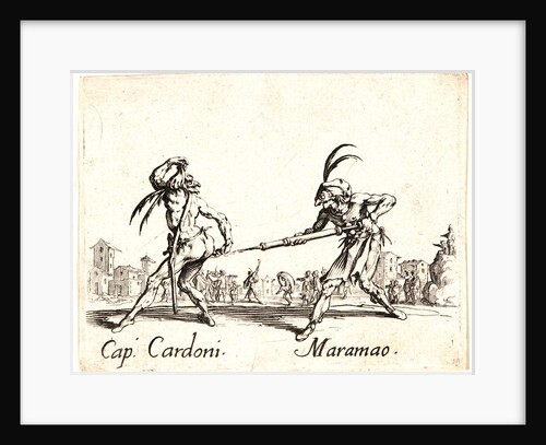 Cap. Cardoni and Maramao, 1622 and later by Jacques Callot