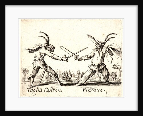 Taglia Cantoni and Fracasso, 1622 and later by Jacques Callot