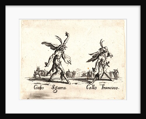 Cicho Sgarra and Collo Francisco, 1622 and later by Jacques Callot