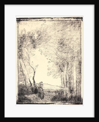 Jeune Mere a l'Entree d'un Bois, 1856 by Jean-Baptiste-Camille Corot