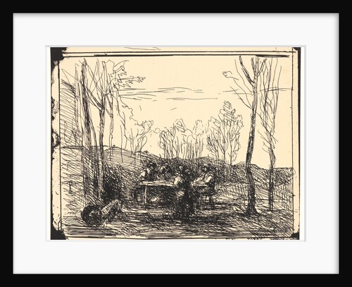Un Dejeuner dans la Clairiere, 1857 by Jean-Baptiste-Camille Corot