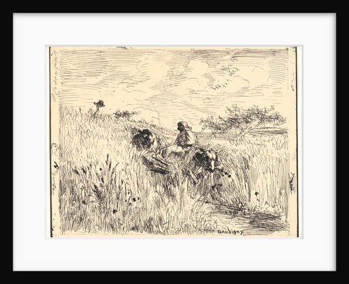 Sentier dans les Blés, 1862 by Charles François Daubigny